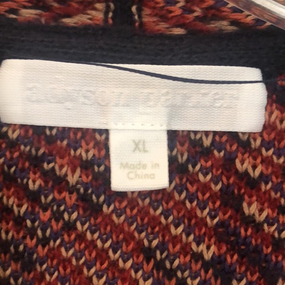 Lord & Taylor | Adyson Parker Jacquard Cardigan Spiced Tea & Roses 🥀 Sz XL - Picture 6 of 12